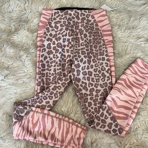 Good American animal print leggings size 2 medium